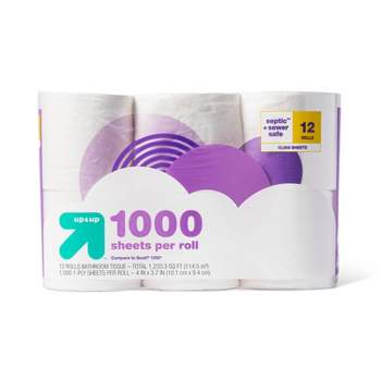 1000 Sheets per Roll Toilet Paper - up & up™