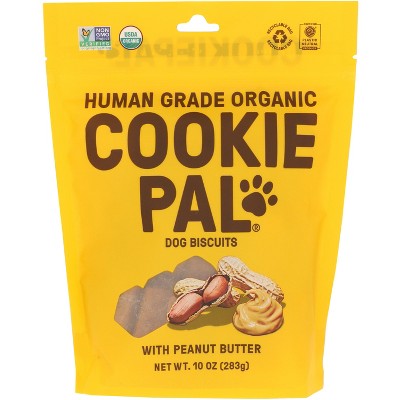 Cookie Pal Organic Dog Treats Peanut Butter Flavor Case Of 4 10 Oz Target