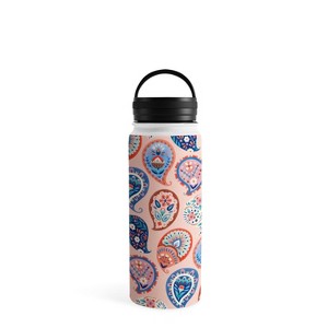 Pimlada Phuapradit Floral Paisley Half Drop Water Bottle - Society6 - 1 of 4