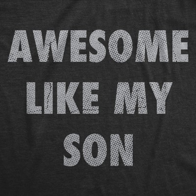 Мужские футболки Crazy Dog T-Shirts, Inc. Mens Funny T Shirts Awesome Like My Son Sarcastic Parent Graphic Novelty Tee for Men - Crazy Dog Men's T Shirt Gift for Dad Black XL — фото 2