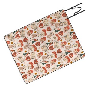 Dash and Ash Woodland Friends Picnic Blanket - Deny Designs - 1 of 3