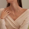 Dainty Diamond Necklace: 14K Gold/Silver Plated CZ Choker, Sterling Silver Women's Trendy Jewelry Gift - 4 of 4