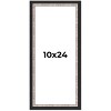 PosterPalooza | Panoramic Simple Silver Picture Frame - UV Acrylic, Foam Board Backing, Hanging Hardware - 2 of 4
