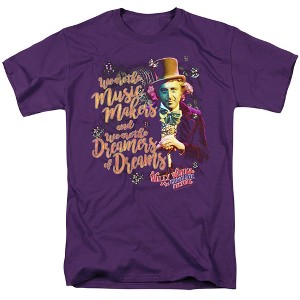 Willy Wonka And The Chocolate Factory Music Makers Adult T-Shirt - 1 of 4