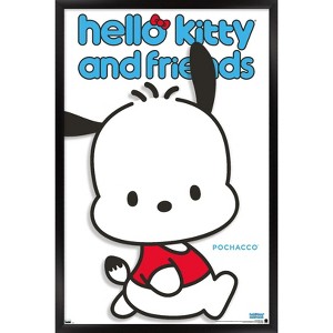 Trends International Hello Kitty and Friends: Hello - Pochacco Feature Series Framed Wall Poster Prints - 1 of 4