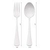 REGALWOVEN Stainless Steel Flatware with Spoons and Forks Sets 12 Pieces - 2 of 4