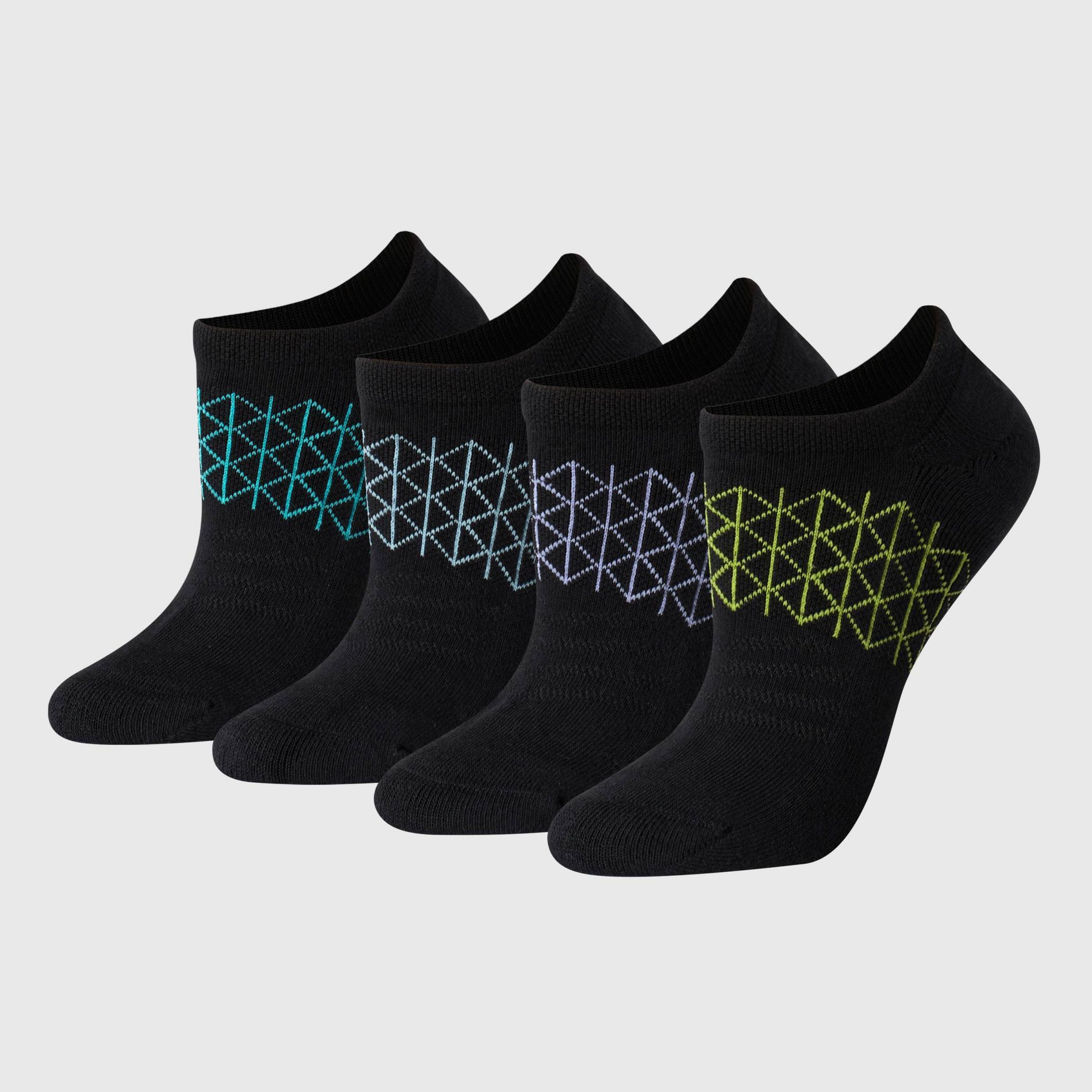 Hanes Women's Absolute Active 4pk Super No Show Socks - 5-9