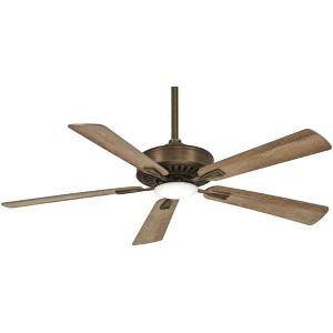 52" Minka Aire Contractor Heirloom Bronze LED Ceiling Fan with Remote - 1 of 4