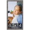 PosterPalooza | Photo Size Textured Black Picture Frame - UV Acrylic, Foam Board Backing, Hanging Hardware - 2 of 4