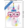 Trends International Sheena Pike - Llamacorn Framed Wall Poster Prints - 3 of 4