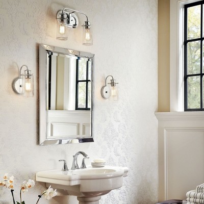 Braelyn 9.5" Chrome Jelly Jar Wall Sconce