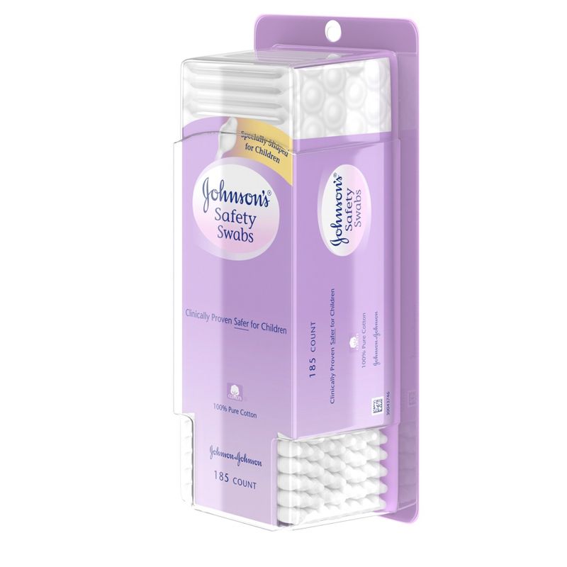 Johnson&#39;s Safety Ear Swabs for Babies &#38; Kids&#39;  - 185ct, 5 of 9