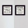 "Family" 2-Piece Vignette by Cindy Jacobs, Black Frame - 2 of 4