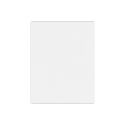 JAM PAPER 8.5" x 11" Cardstock 100lb White 50/pack  (81211-C-100W-50)