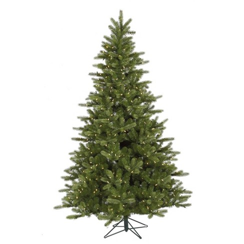 Vickerman 6.5ft Pre-lit King Spruce Artificial Tree LED Warm White: Hinged Branches, 400 Lights, Indoor Use - image 1 of 4