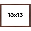 PosterPalooza | Classic Modern Brown Picture Frame - UV Acrylic, Backing Board, Hanging Hardware Included - 2 of 4