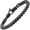 Steeltime Men's stainless steel wheat chain bracelet - 2 of 4