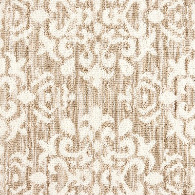 Beige Tufted Medallion Washable Rectangular Rug 24" x 40"