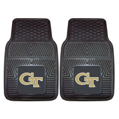 NCAA Georgia Tech Yellow Jackets Vinyl Car Mat Set - 2pc