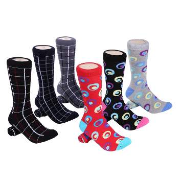 Mio Marino - Men's Snazzy Collection Dress Socks 6 Pack