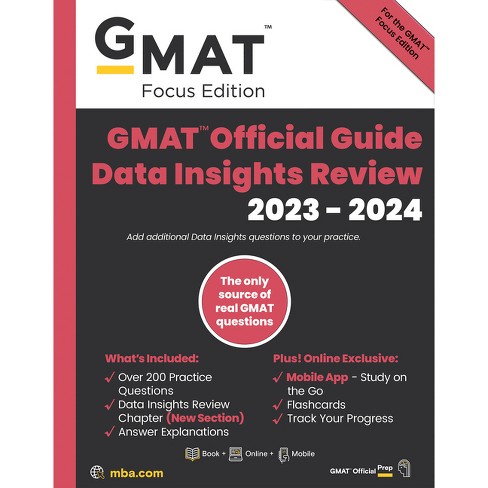 GMAT Official Guide Data Insights Review 2023-2024, Focus Edition -  (Paperback)