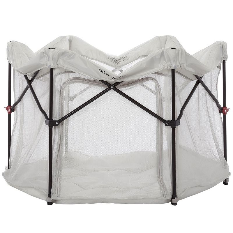 Dream On Me Onyx Playpen Set with Canopy, 4 of 6