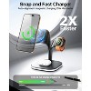 HTUTWOO Charging Station, Magnetic Wireless Charger, 5 in 1 Fast Mag-Safe Wireless Charger Stand for iPhone, Apple Watch and Airpods - 2 of 4