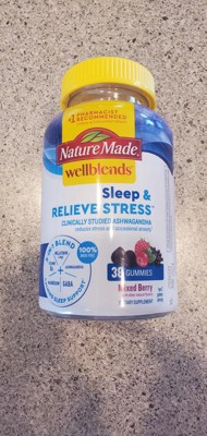 Nature Made WellBlends Stress Relief Gummies Strawberry