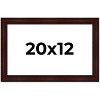 PosterPalooza | Distressed Brown Picture Frame - UV Acrylic, Backing Board, Hanging Hardware Included - 2 of 4