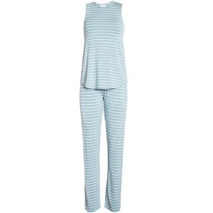 P.J. Salvage Womens Striped Pajama Sleep Tank Top - 1 of 2