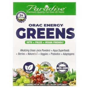 Paradise Herbs ORAC Energy® Greens, 15 Packets, 0.2 oz (6 g) Each - 1 of 4