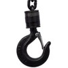 Chain Hoist 1 Ton/2,200 Lbs Capacity Industrial Grade Steel Structures with 2 Hooks for Garage Factory Dock Black One Size - 4 of 4