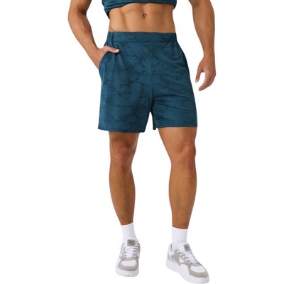 Anna-Kaci Active Men's Printed Athletic Shorts with Elastic Waistband and Side Pockets