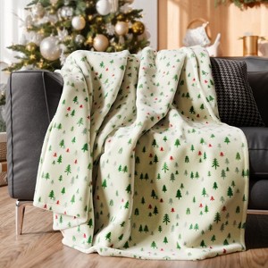 Christmas Fleece Throw Blanket – Soft Flannel, Lightweight, Cozy Warm Blanket for Couch, Bed & Chair - CGK Linens - 1 of 4