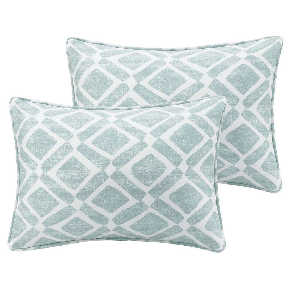 UPC 675716745332 product image for Blue Natalie Printed Oblong Throw Pillow Pair (14