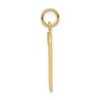 Black Bow Jewelry 14k Yellow Gold, Athletic Collection, Large Polished Number 1 Pendant - 2 of 4