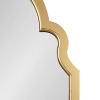 Kate and Laurel Hogan Arch MDF Full Length Mirror, 24x48, Gold - 3 of 4