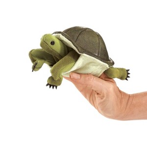Folkmanis Puppets Mini Turtle Finger Puppet 2732 - 1 of 3