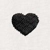 Dalix Lil Heart Face Embroidered Lightweight Relaxed Jersey Tee Summer Cute Short Sleeve T Shirt Womens - 2 of 4