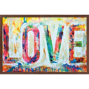 Trends International Ivan Guaderrama - Love 1 Framed Wall Poster Prints - 1 of 4