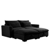NicBex Couches for Living Room Deep Seat 2-Seater Sofa Couch Comfort Corduroy Upholstered Sofa With Pillows and Storage for Bedroom - 4 of 4