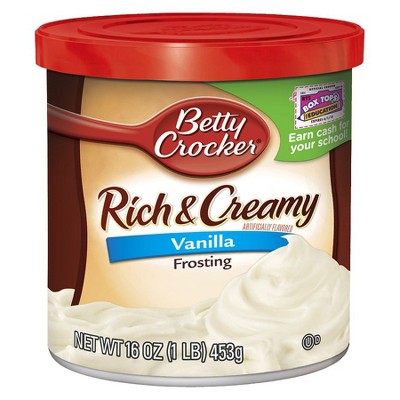 Betty Crocker Creamy Deluxe Frosting Vanilla 16.0 oz