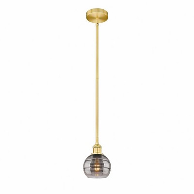 Rochester - 1 Light Stem Hung Mini Pendant In Industrial Style-7.38 Inches Tall and 5.88 Inches Wide
