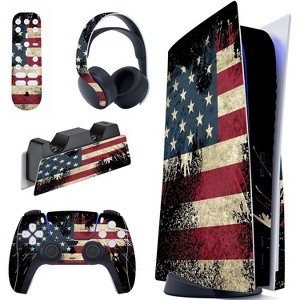 Aghana Digitals Full Set Skin Decal for PS5 Console Disc Edition - 1 of 4
