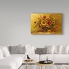 Trademark Fine Art -Barbara Mock ' Sunflower Sunset' Canvas Art - 3 of 3