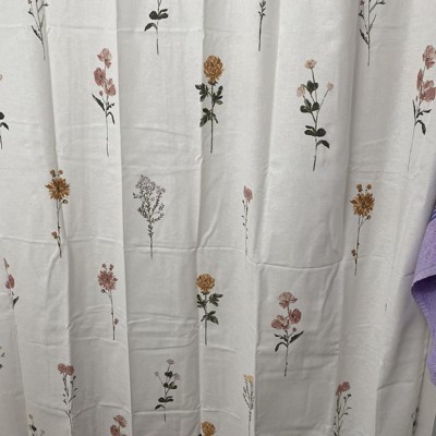 Botanical Floral Shower Curtain - Threshold™ : Target