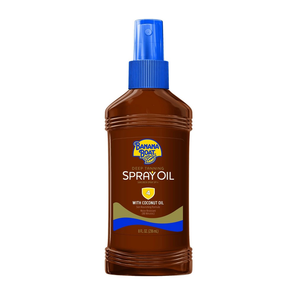 Photos - Sun Skin Care Banana Boat Tanning Oil - SPF 4 - 8 fl oz