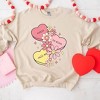 Simply Sage Market Women's Graphic Sweatshirt Retro Valentine Hearts - image 3 of 3