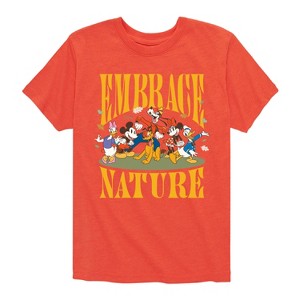 Boys' - Disney - Embrace Nature Short Sleeve Graphic T-Shirt - 1 of 4