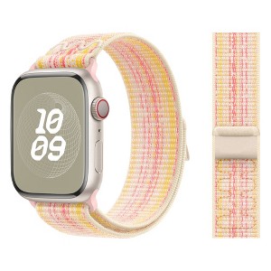HTUTWOO Nylon Apple Watch Band, Sport Loop Strap 38/40/41/42/44/45/46/49mm, Fit for iWatch Series 11 10 9 8 7 6 5 4 3 2 1 SE Ultra - 1 of 4